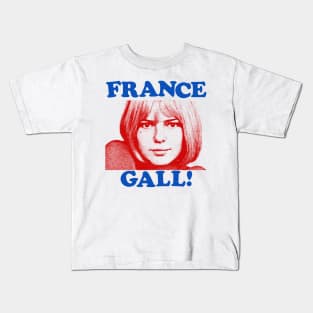 France Gall / 60s Style Retro Fanart Design Kids T-Shirt